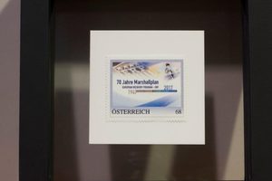 70 Jahre Marshallplan gedrucktes Material