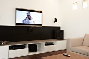 Fotostudiobeschallung und Home Cinema im Lounge Bereich