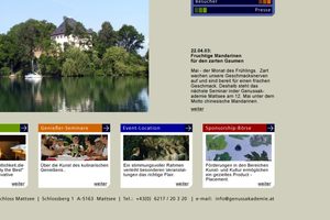 Genussakademie Schloss Mattsee