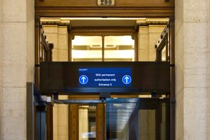 Besucherinformation im Parlament Wien
