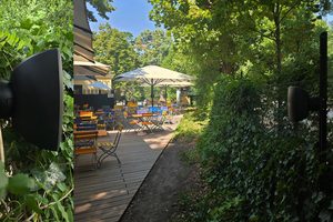 Rhino-Bistro im Tiergarten Schönbrunn